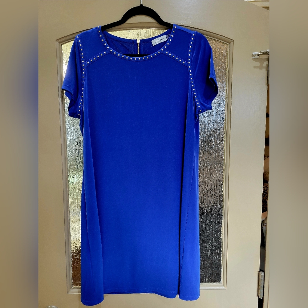 Calvin Klein blue dress